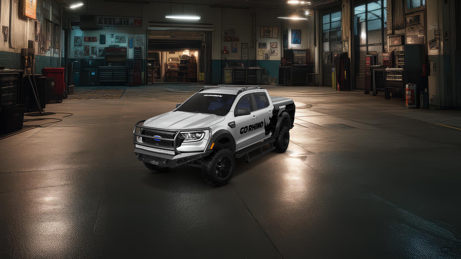 Ford Ranger 4 Door pickup truck 2019 tuning