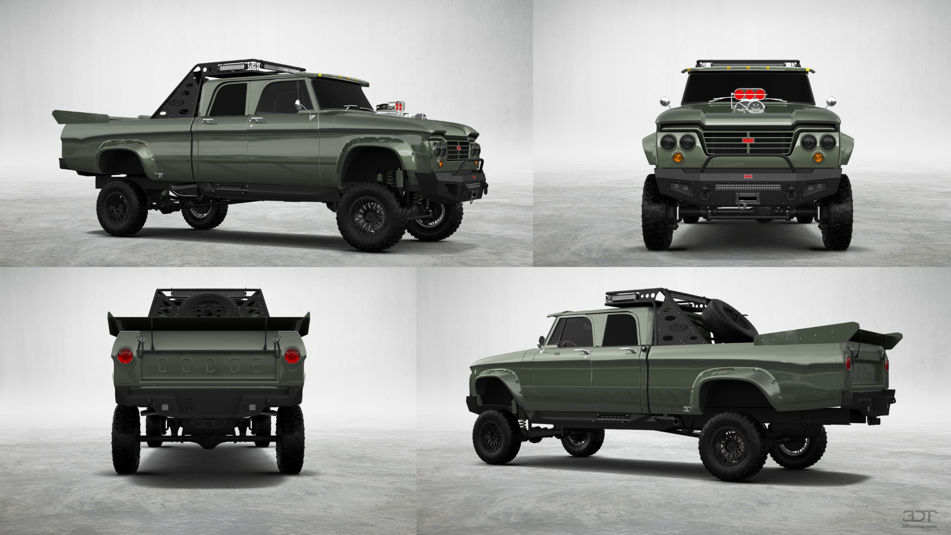 Dodge Power Wagon 4 Door pickup truck 1964