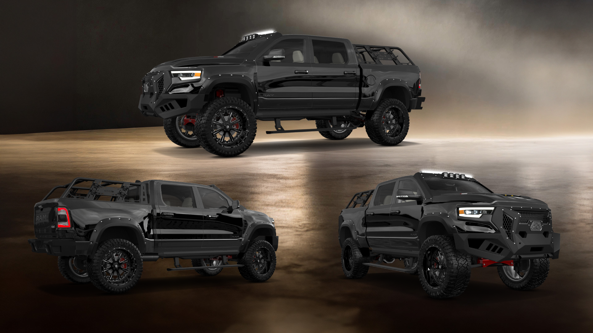 Dodge Ram 1500 TRX 4 Door pickup truck 2021 tuning