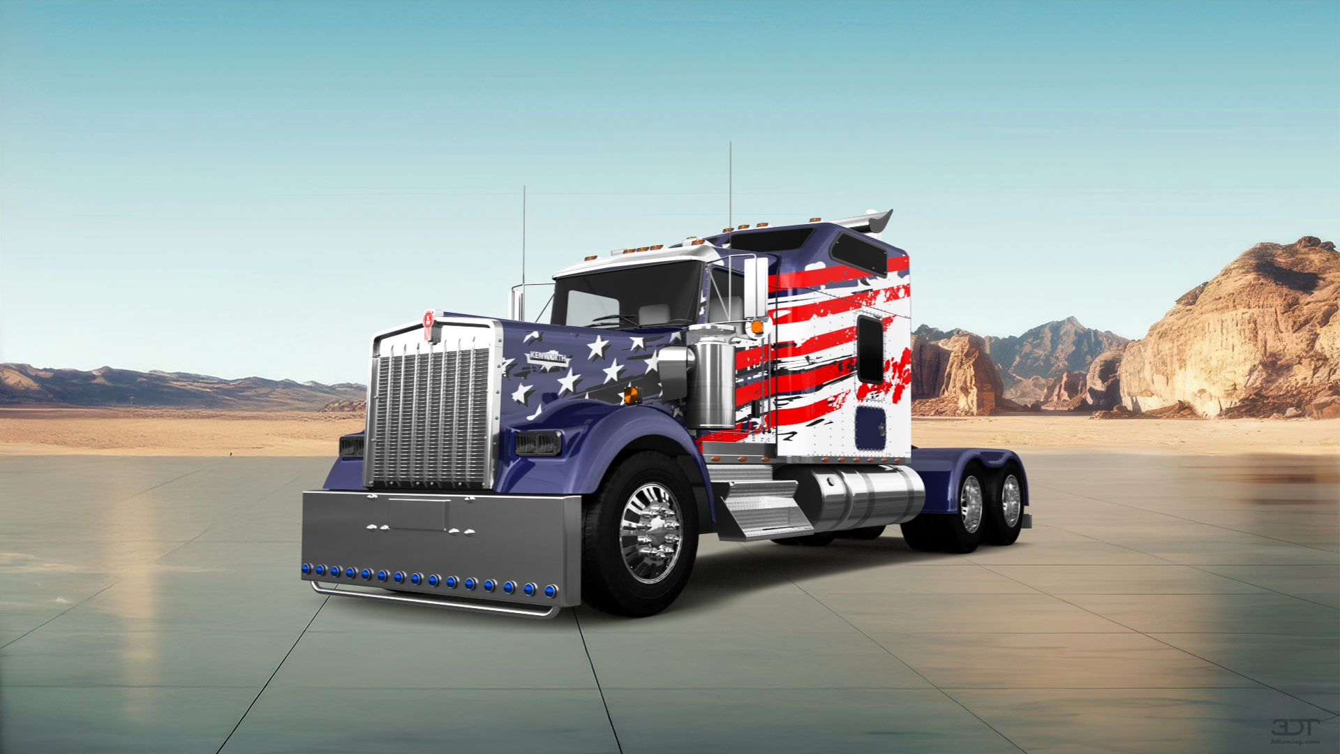 Kenworth W900 Sleeper Cab Truck 2015 tuning