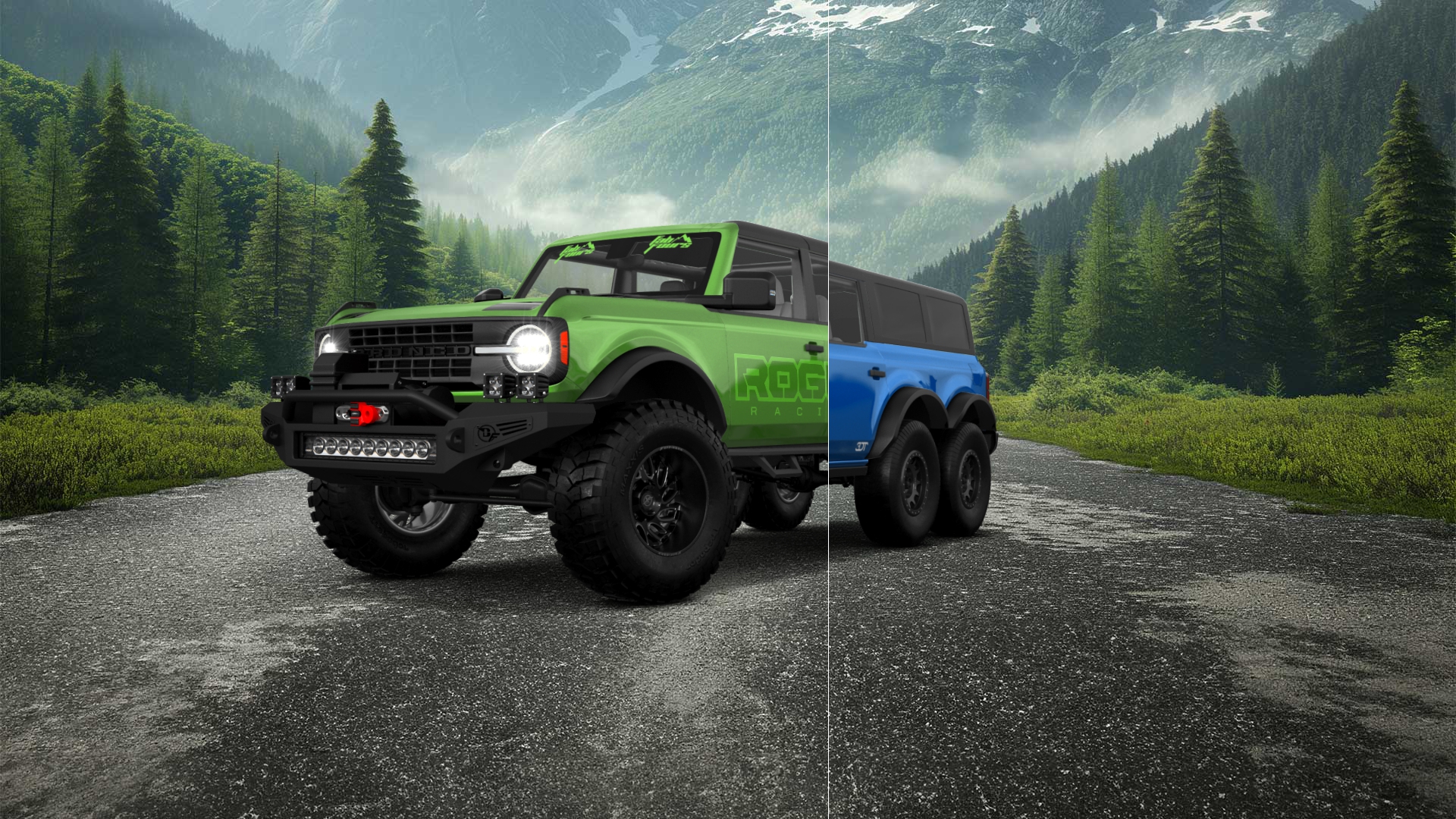 Ford Bronco 6X6 4 Door pickup truck 2021 tuning