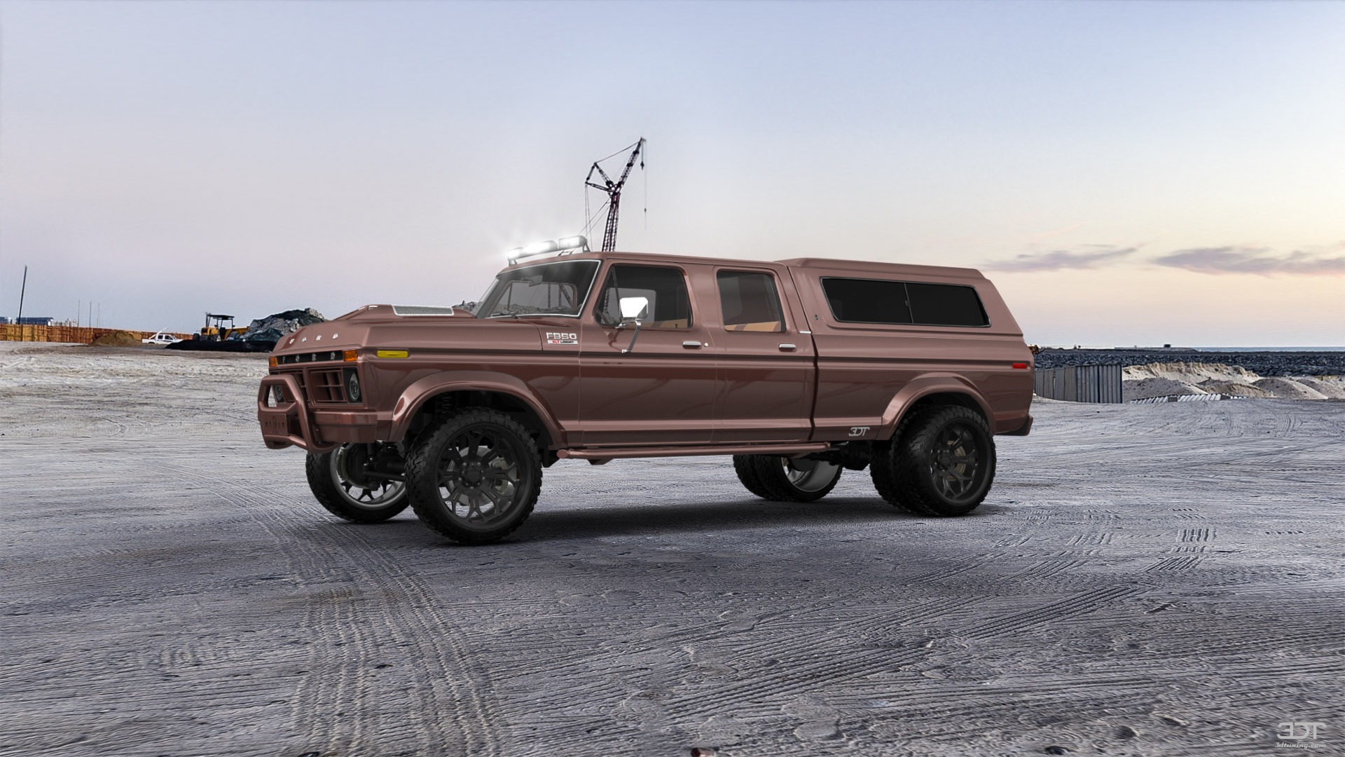 Ford F-350 Dually 4 Door pickup truck 1973