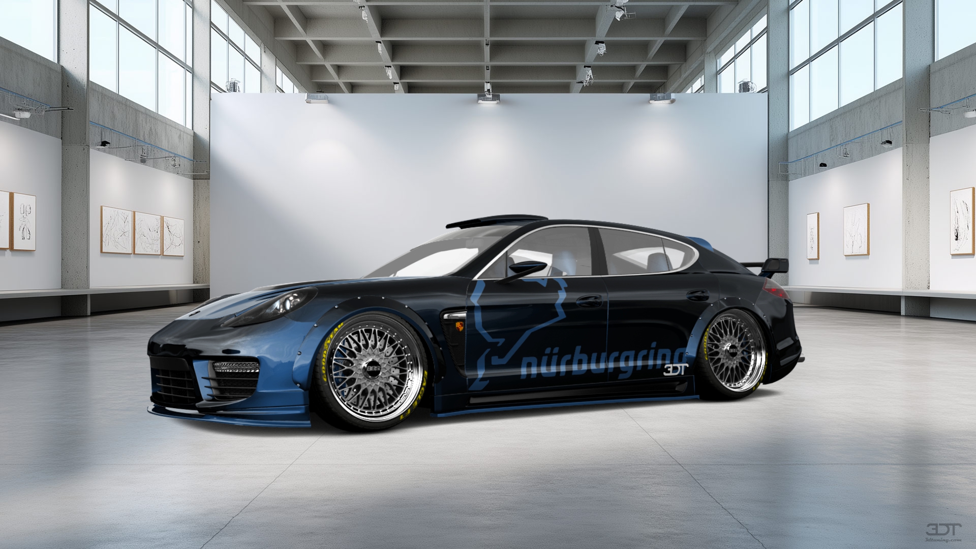 Porsche Panamera 4 door fastback saloon 2011 tuning