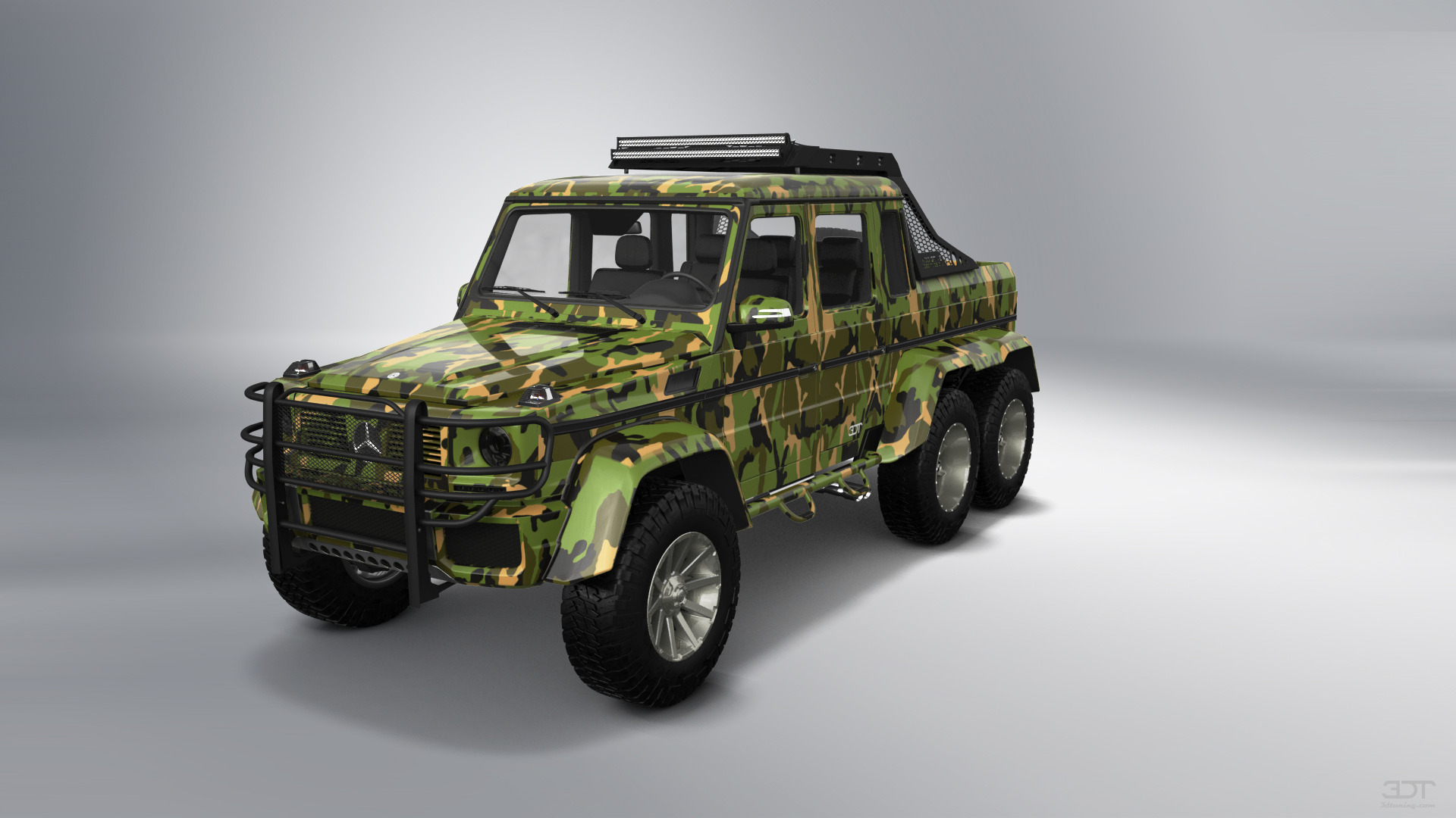 Mercedes G 63 AMG 6x6 4 Door pickup truck 2013 tuning