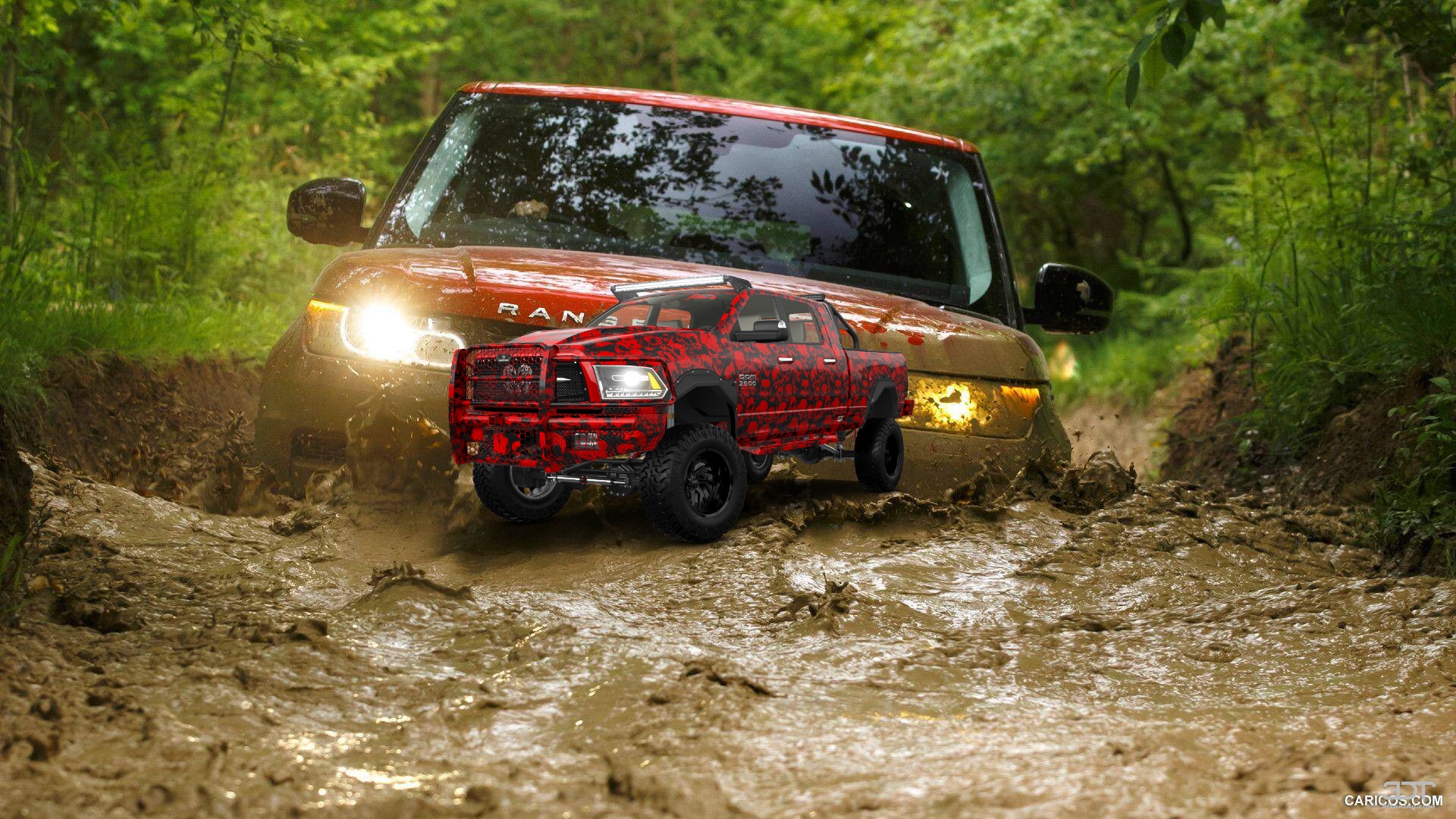 Dodge Ram 2500 Mega Cab 6.4 ft box 4 Door pickup truck 2010 tuning