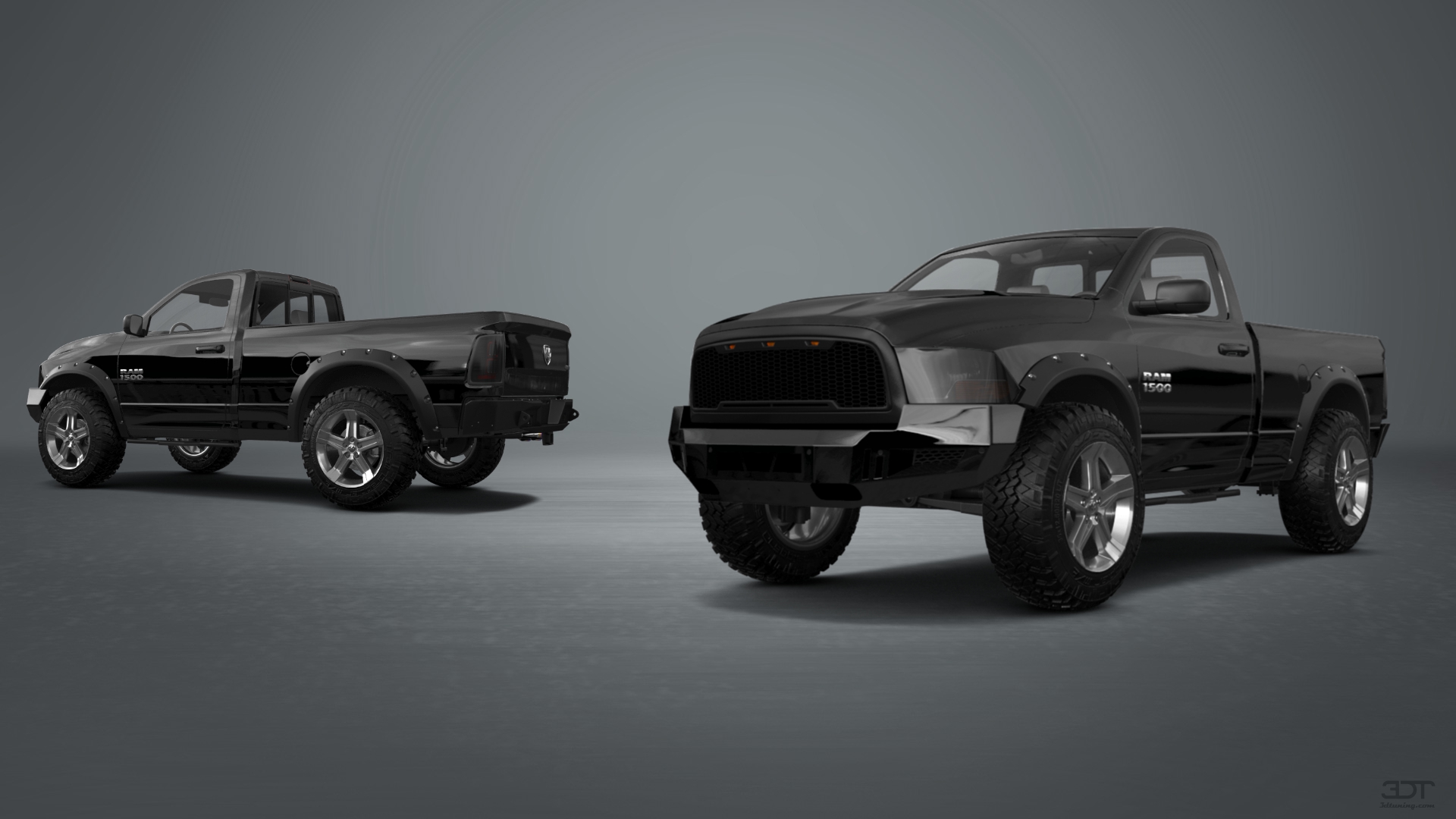 Dodge Ram 1500 6.4' box Regular Cab 2 Door pickup truck 2009 tuning