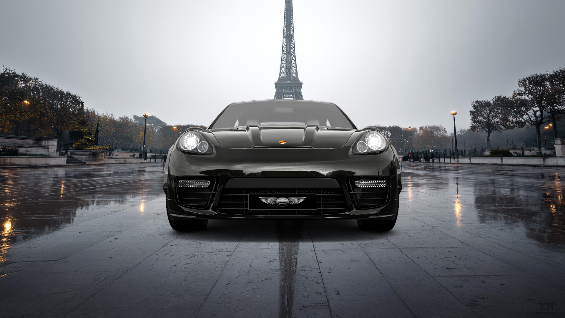 Porsche Panamera 4 door fastback saloon 2011 tuning