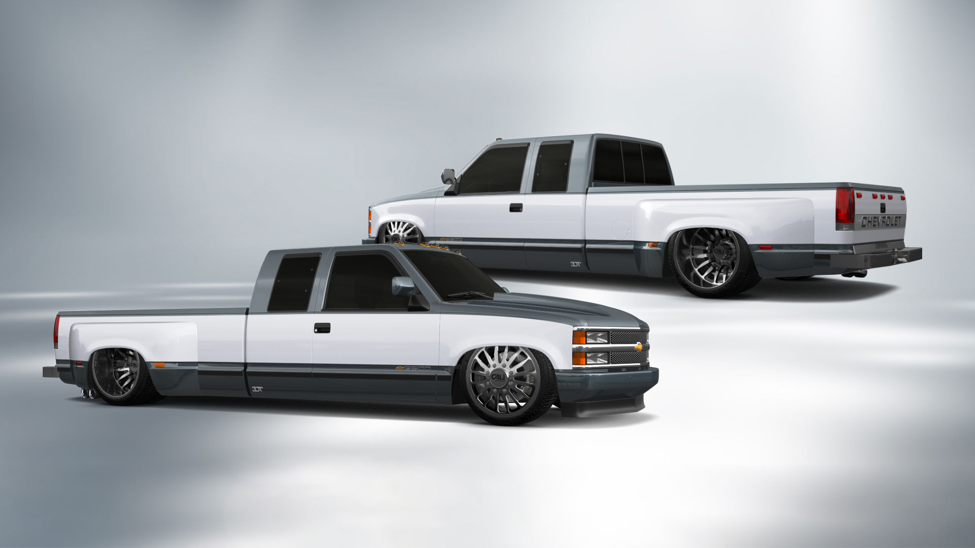 Chevrolet K3500 Extended Cab Pickup Truck 1988