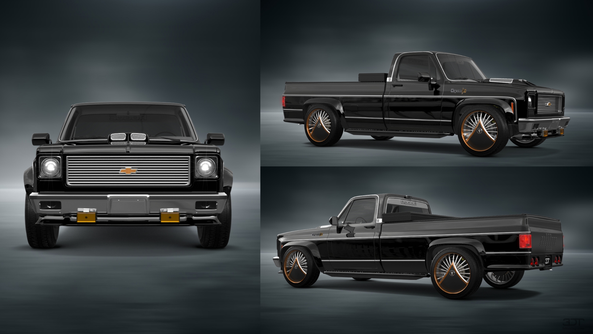 Chevrolet Silverado C-10 2 Door pickup truck 1973 tuning