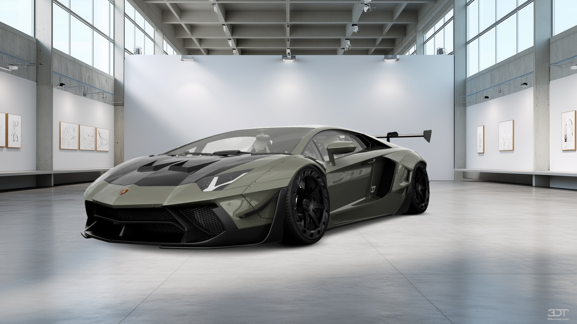 Lamborghini Aventador 2 Door Coupe 2012 tuning