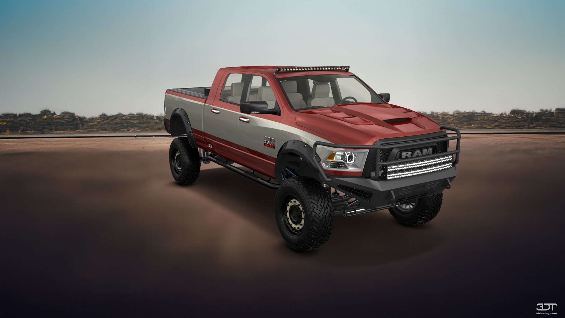 Dodge Ram 2500 Mega Cab 6.4 ft box 4 Door pickup truck 2010 tuning