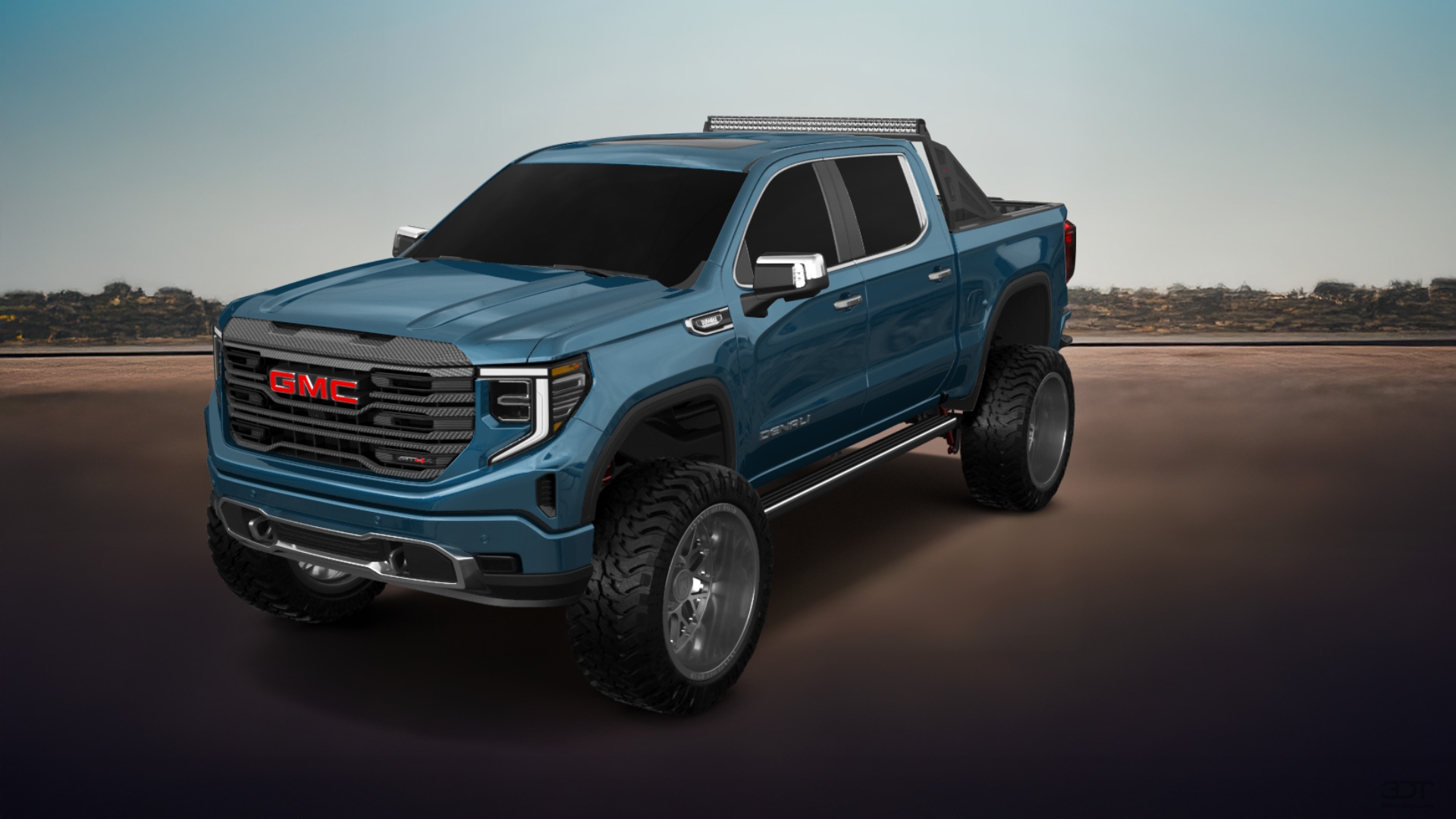 GMC Sierra 1500 Crew Cab 5.8 ft box 4 Door pickup truck 2023 tuning