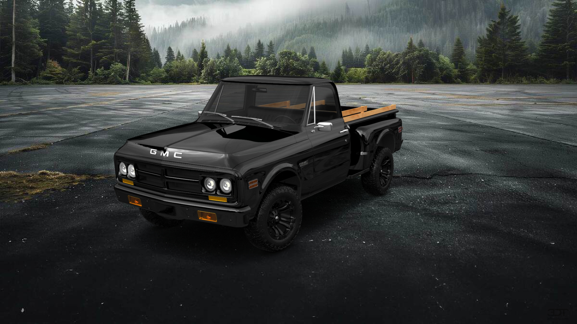 GMC K1500 2 Door pickup truck 1971 tuning