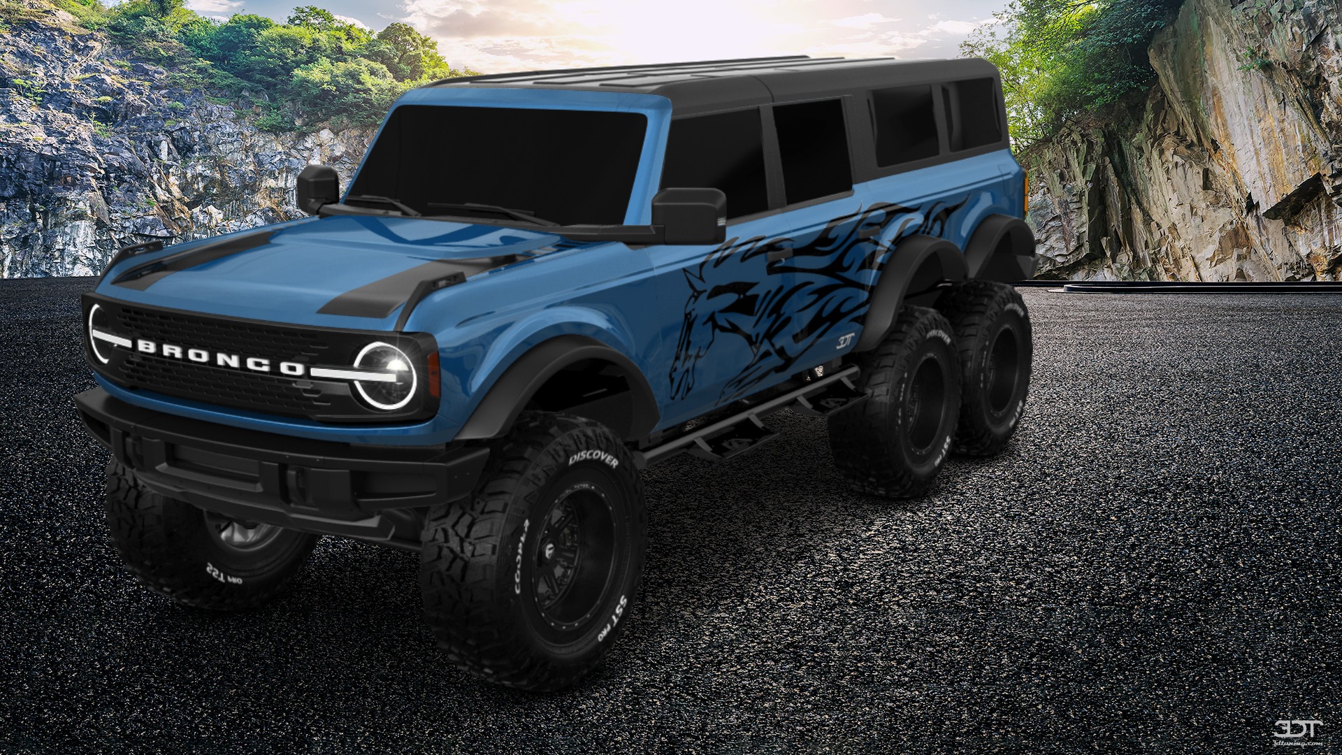 Ford Bronco 6X6 4 Door pickup truck 2021 tuning
