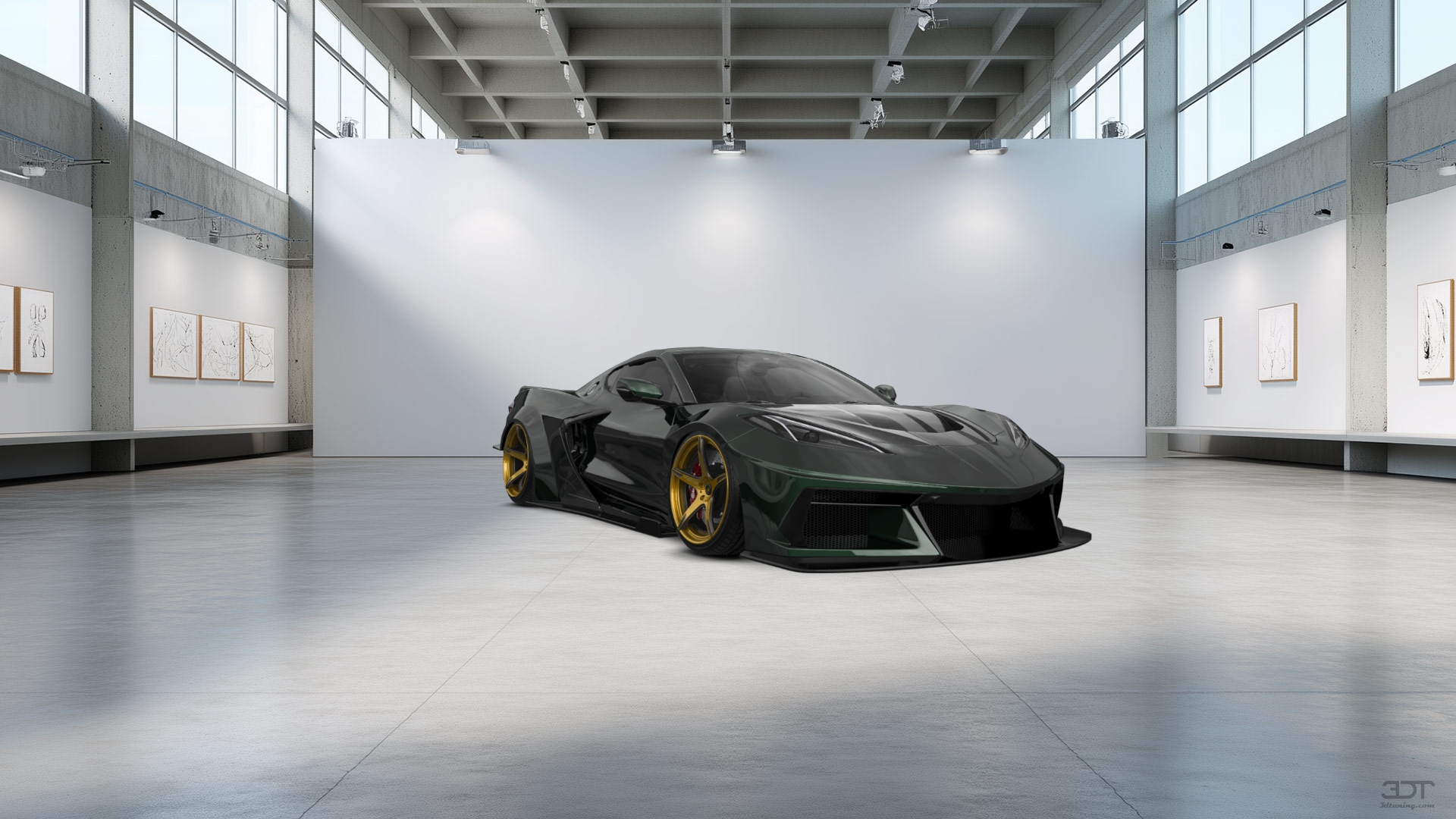Chevrolet Corvette 2 door targa top 2020 tuning