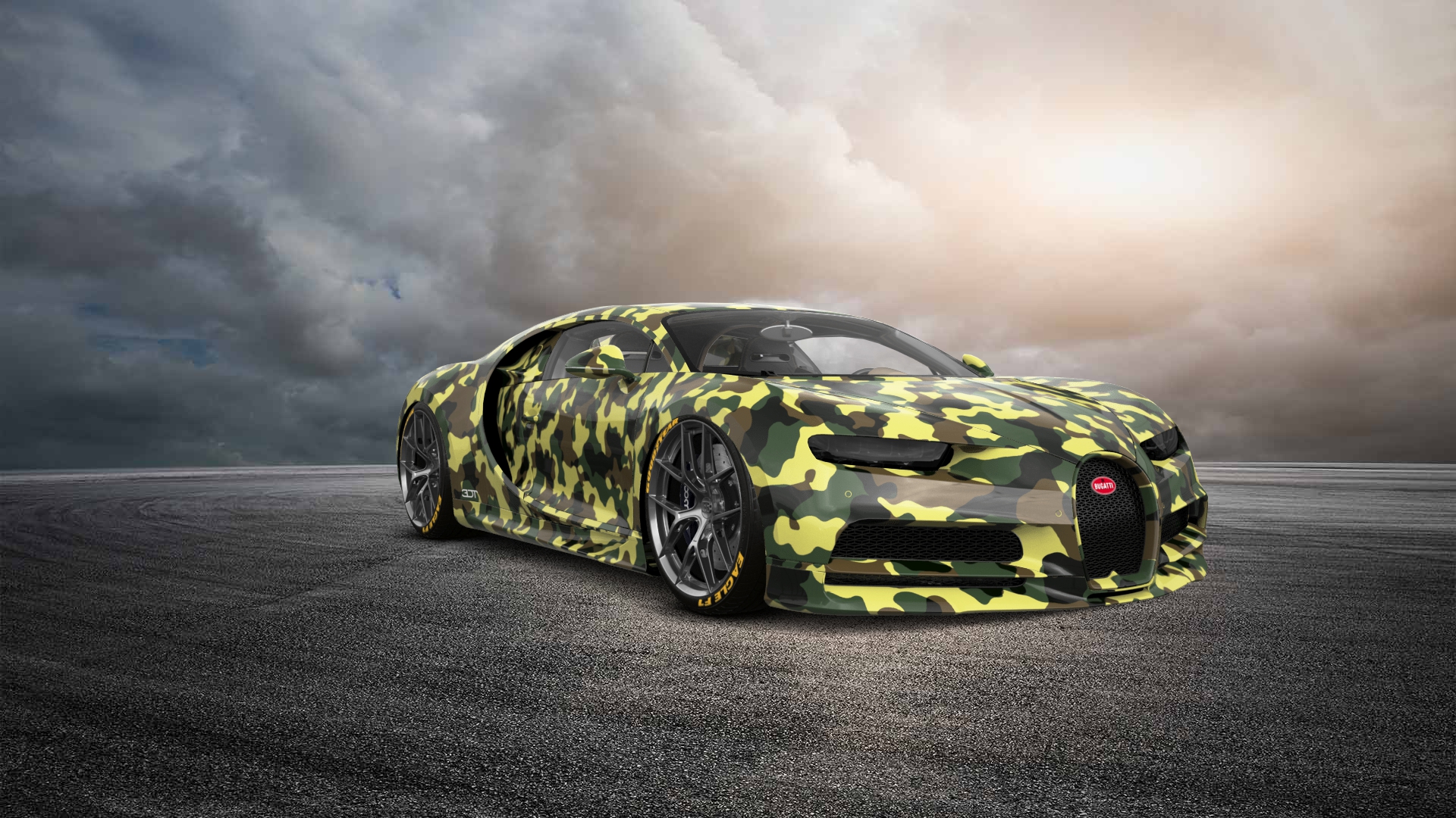 Bugatti Chiron 2 Door Coupe 2016 tuning