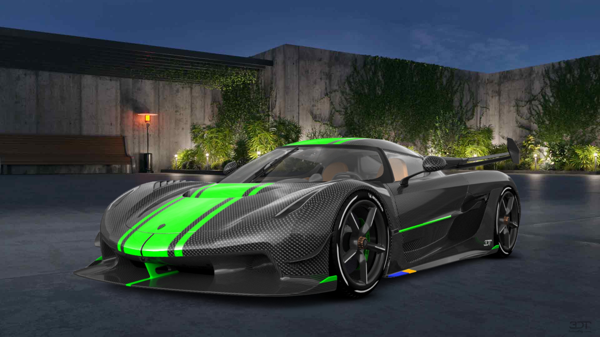 Koenigsegg Jesko 2 door targa top 2020 tuning