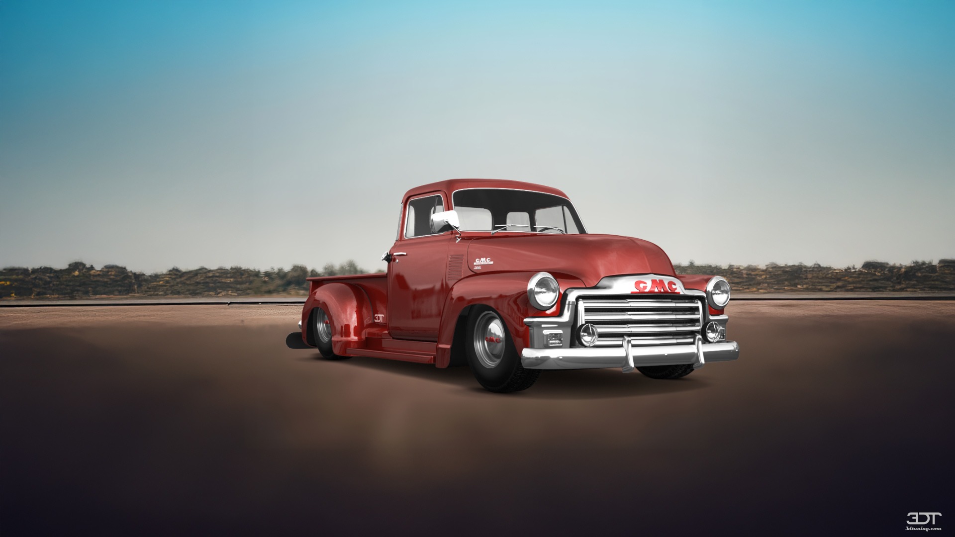 GMC 100 Stepside 2 Door pickup truck 1954 tuning