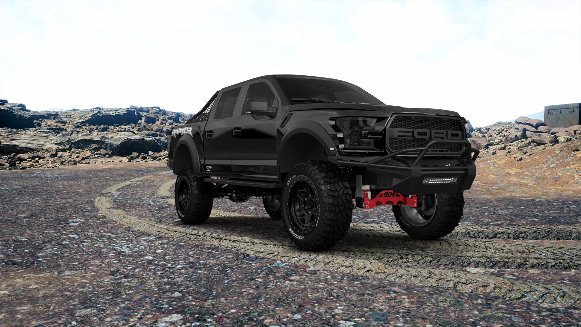 Ford F-150 Raptor 4 Door pickup truck 2017 tuning