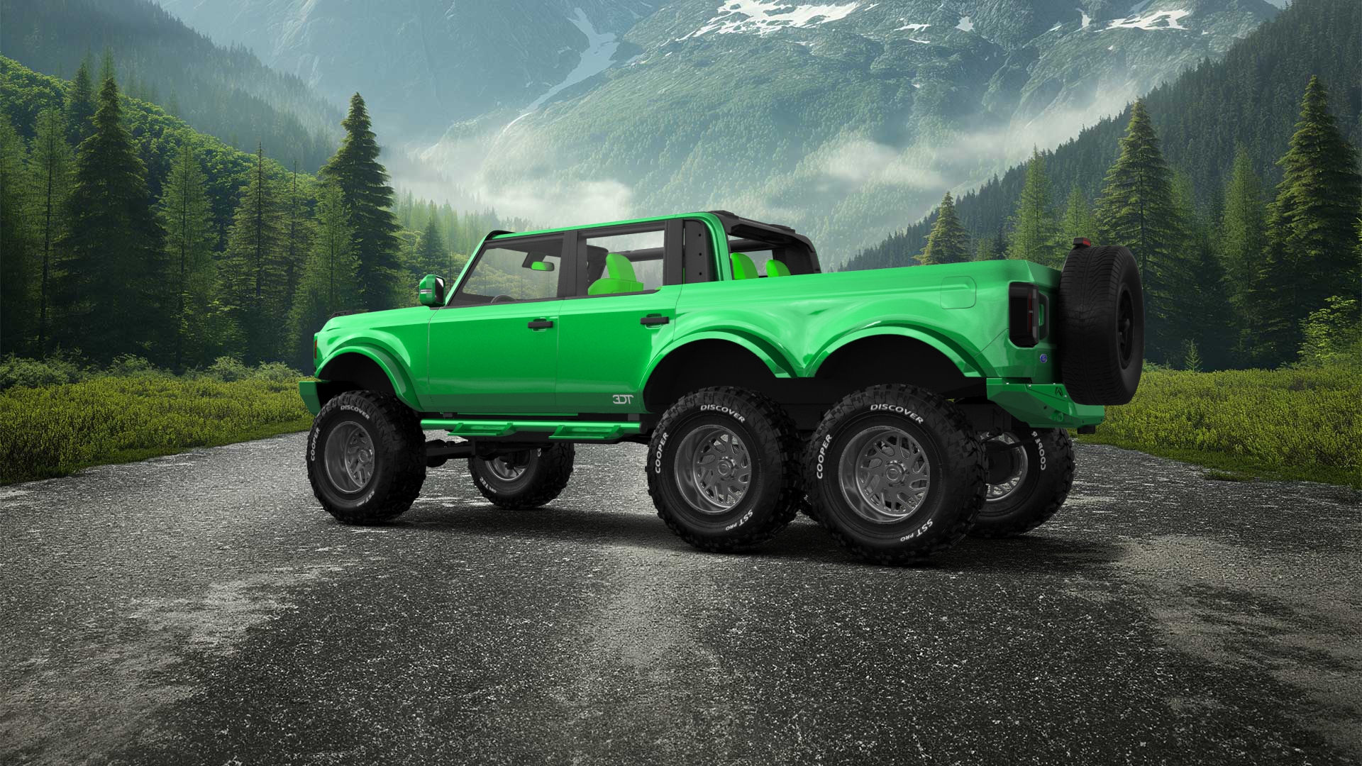 Ford Bronco 6X6 4 Door pickup truck 2021 tuning