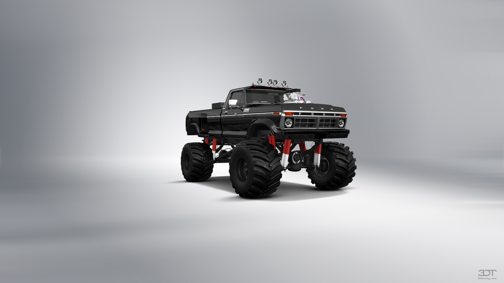 Ford F-350 Dually 2 Door pickup truck 1974 tuning