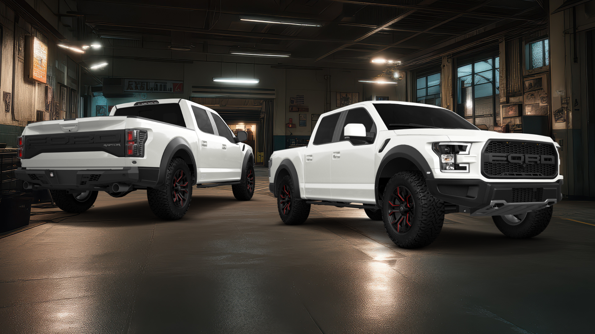 Ford F-150 Raptor 4 Door pickup truck 2017 tuning