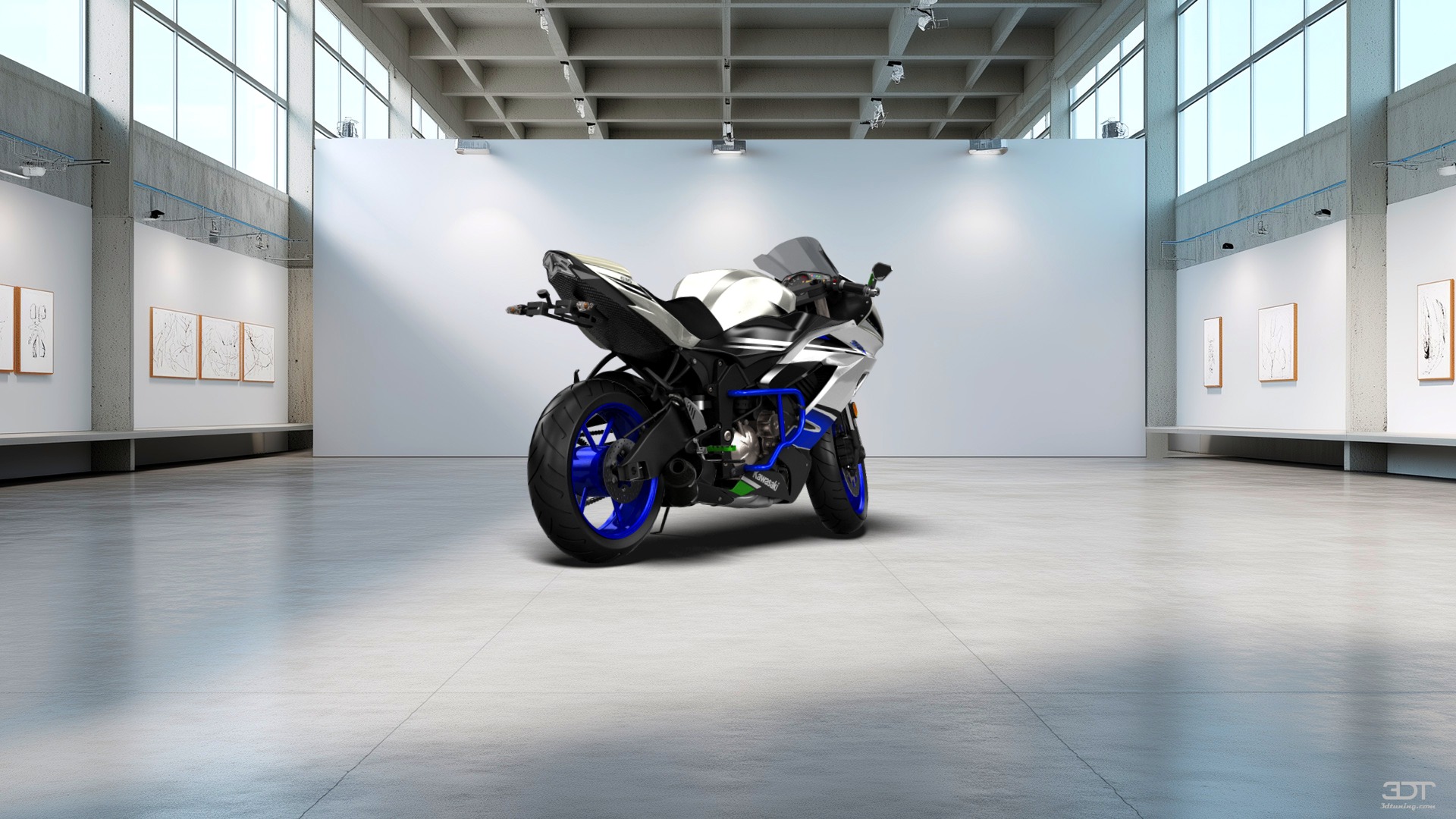 Kawasaki Ninja ZX 6R Sport Bike 2015 tuning