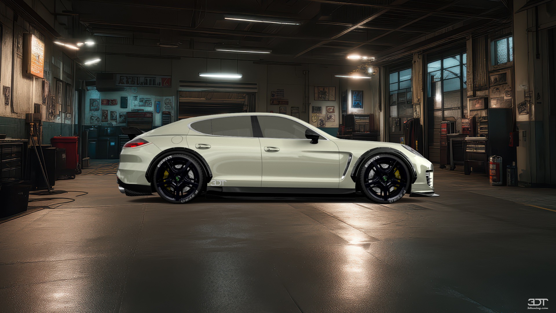 Porsche Panamera 4 door fastback saloon 2011 tuning