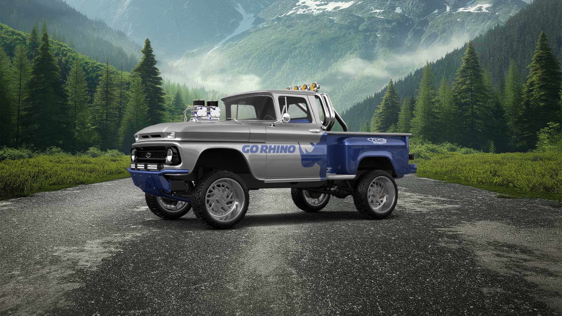 Chevrolet C-10 Stepside 2 Door pickup truck 1963