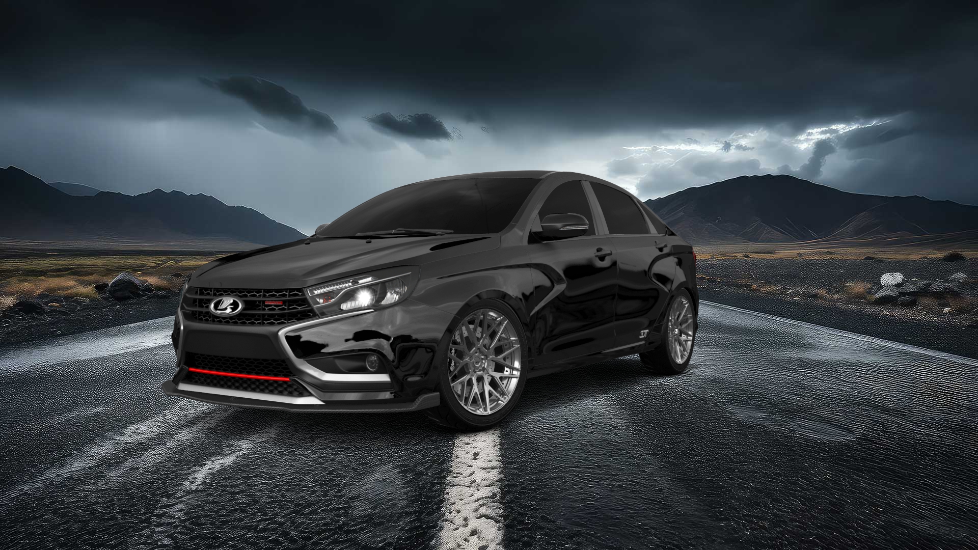 Lada Vesta 4 Door Saloon 2016 tuning