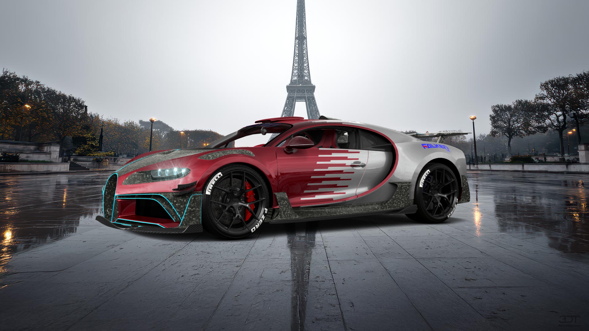 Bugatti Chiron 2 Door Coupe 2016 tuning