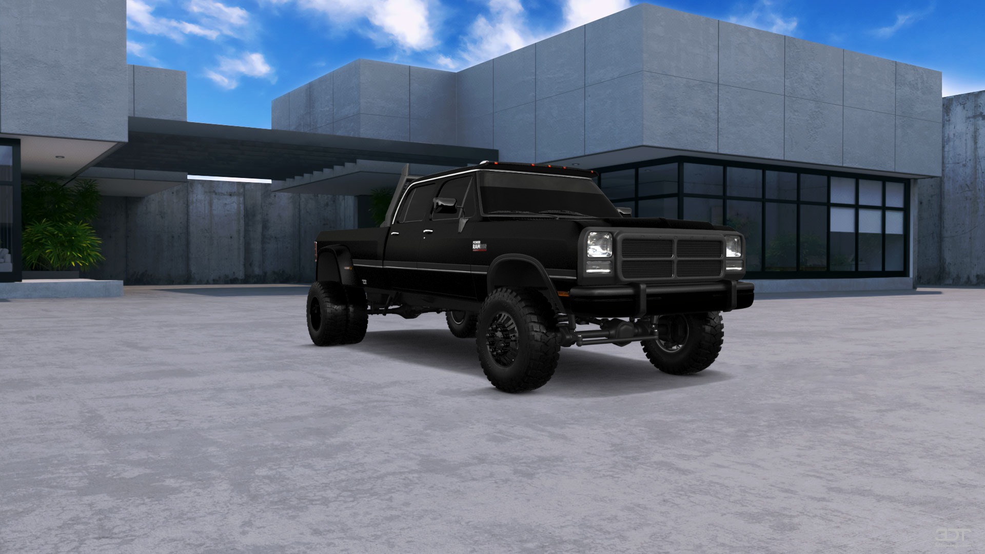 Dodge Ram 350 4 Door pickup truck 1991 tuning