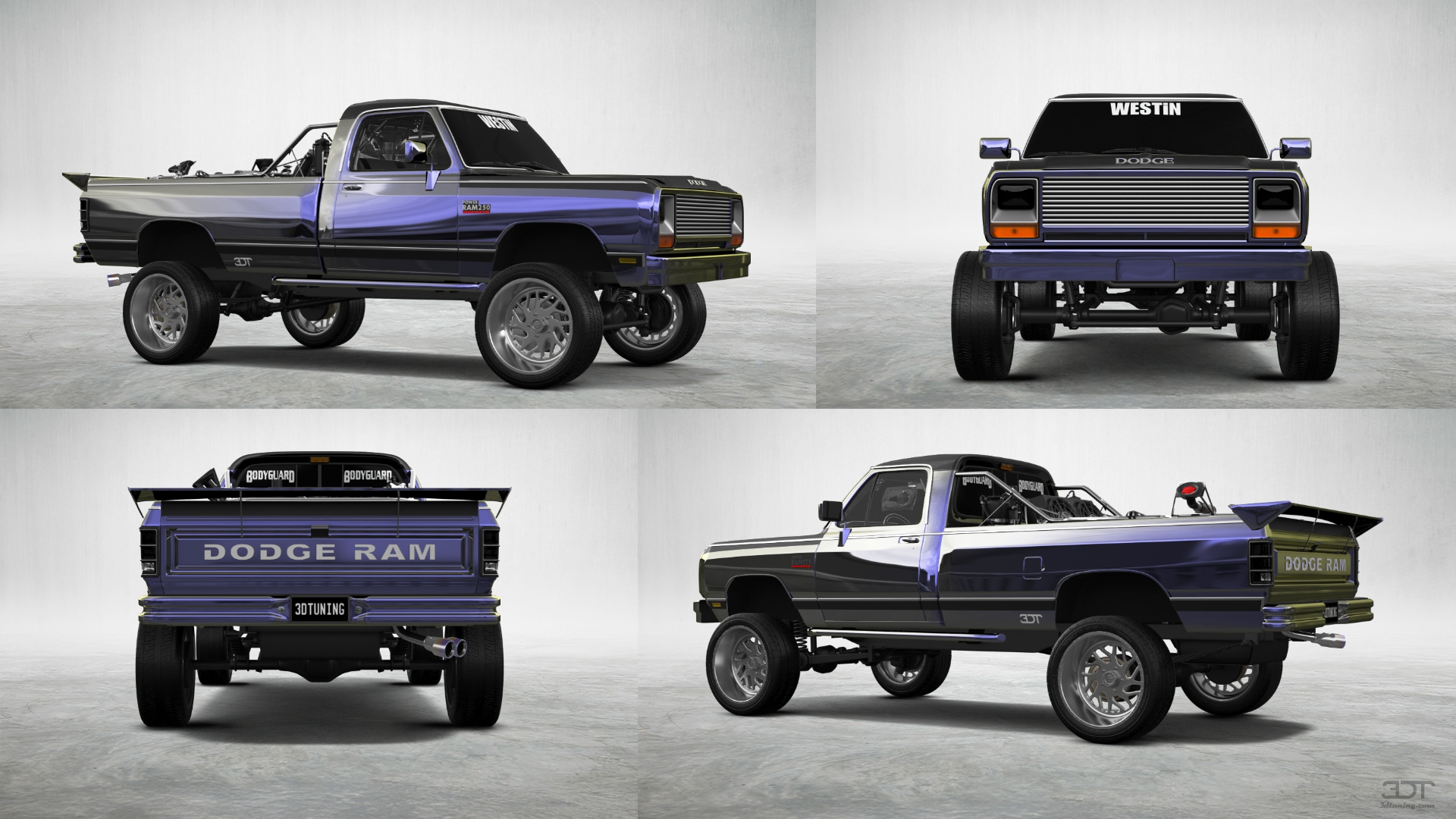 Dodge Ram 250 Regular Cab 2 Door pickup truck 1983 tuning