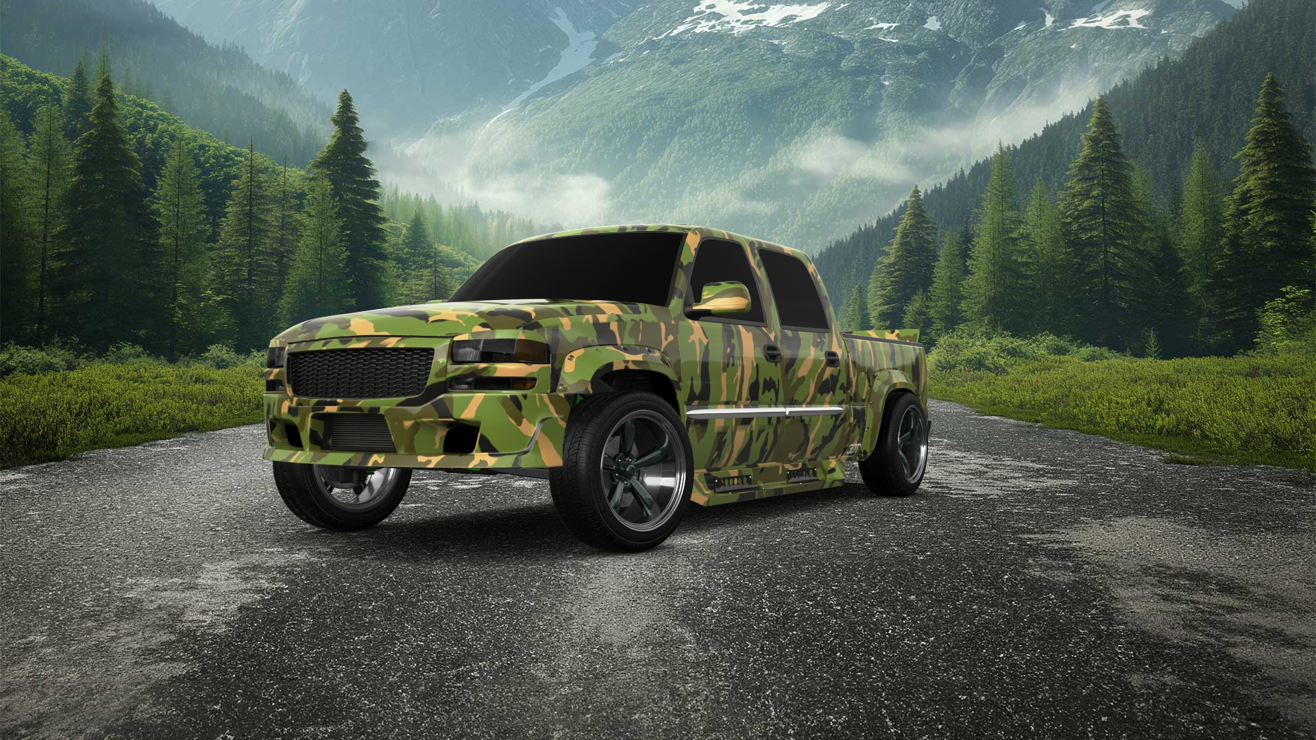 GMC Sierra 1500 Crew Cab Pickup Truck 2000