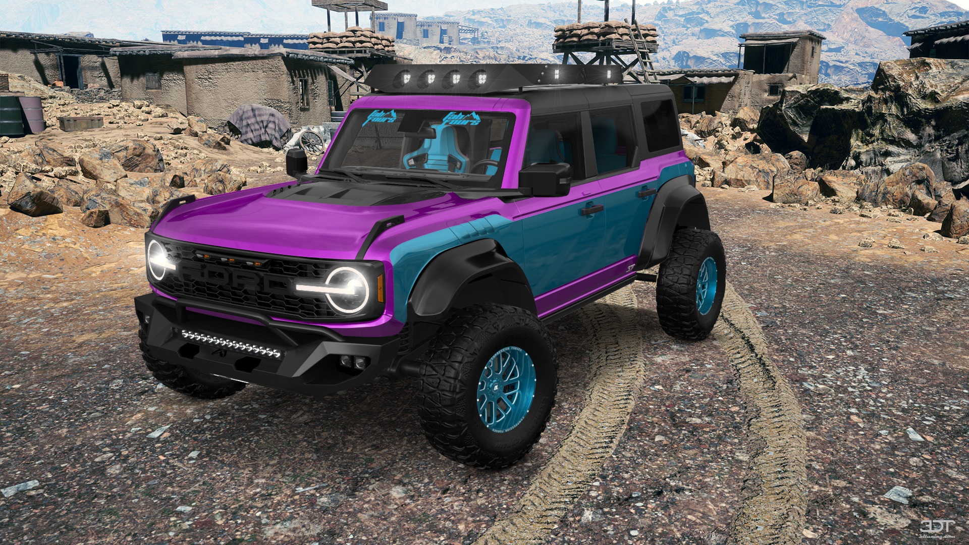 Ford Bronco Raptor 4 Door pickup truck 2022 tuning