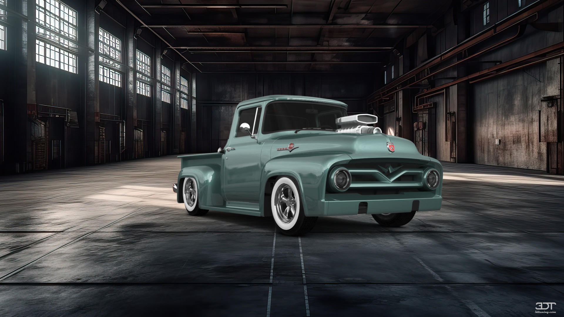 Ford F-100 2 Door truck 1956 Images