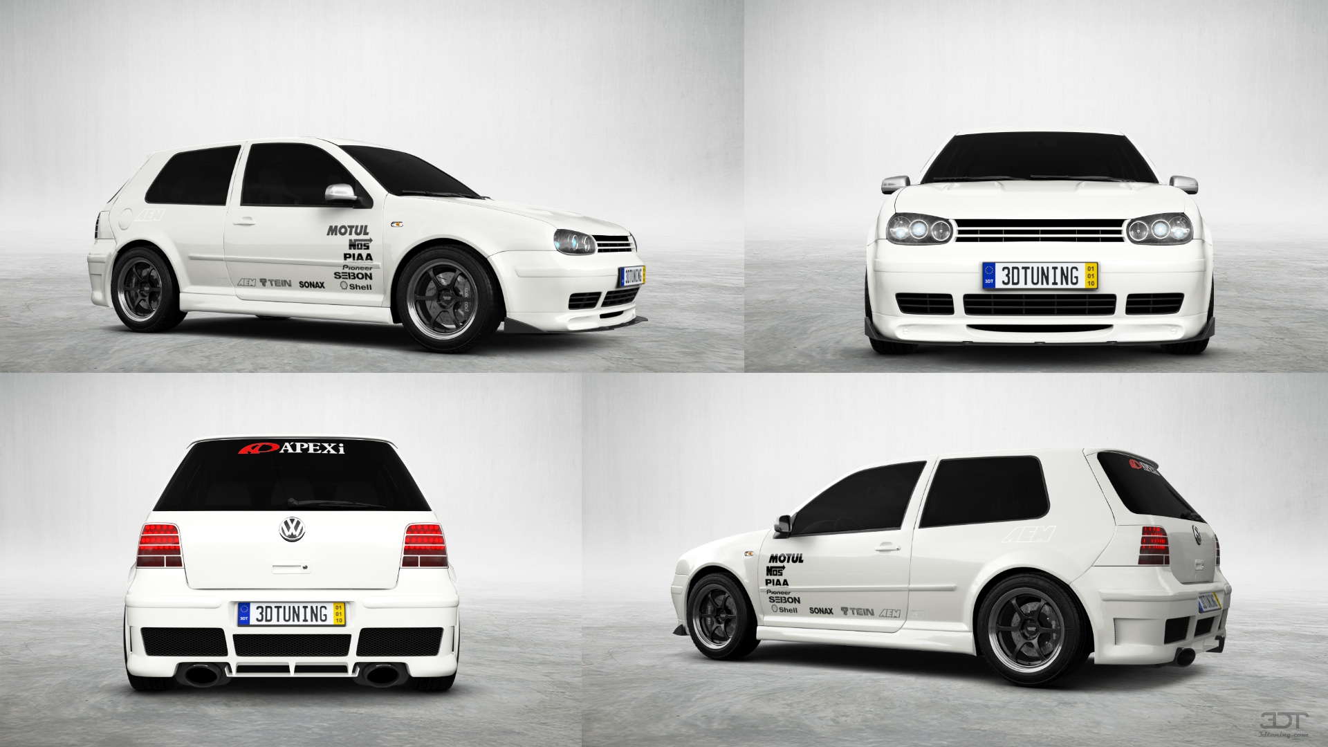 Volkswagen Golf 4 (mk4) 3 Door Hatchback 1997 tuning