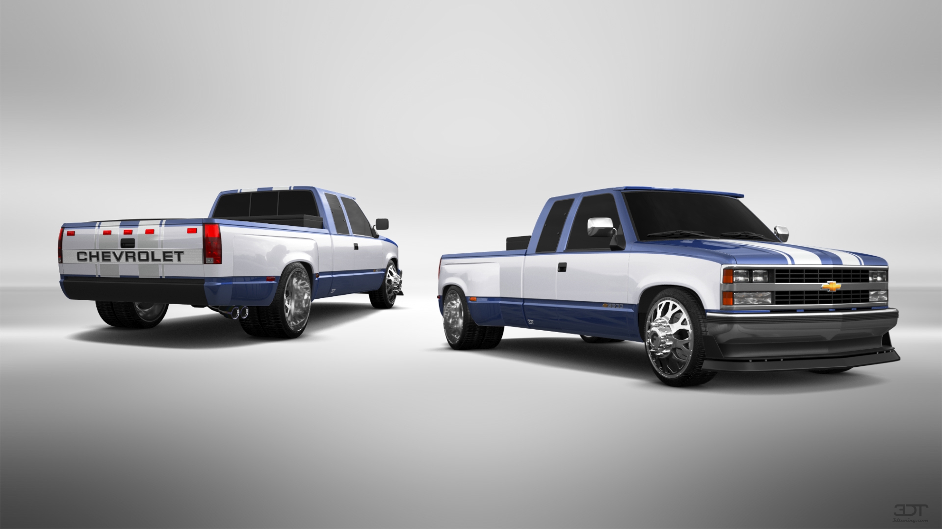 Chevrolet K3500 Extended Cab Pickup Truck 1988
