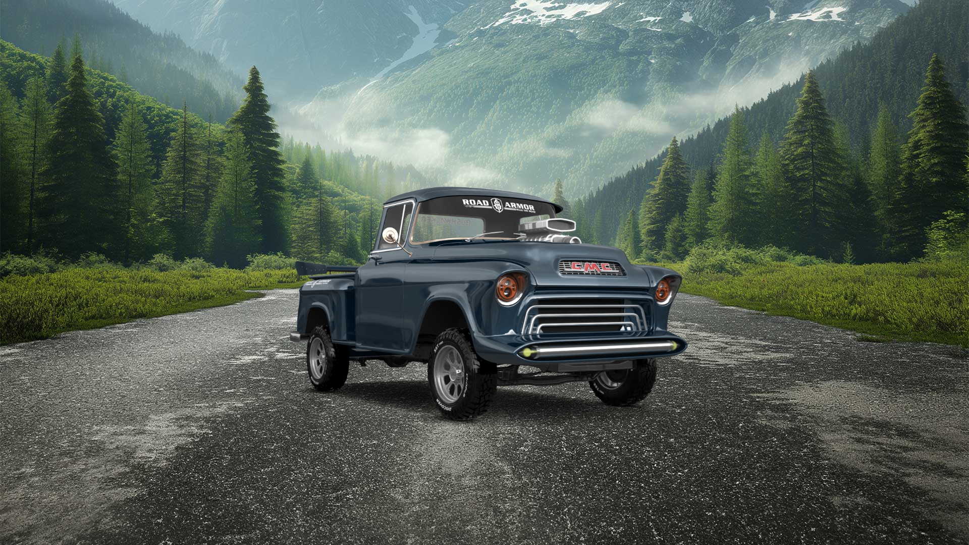 GMC 100 Stepside 2 Door pickup truck 1957