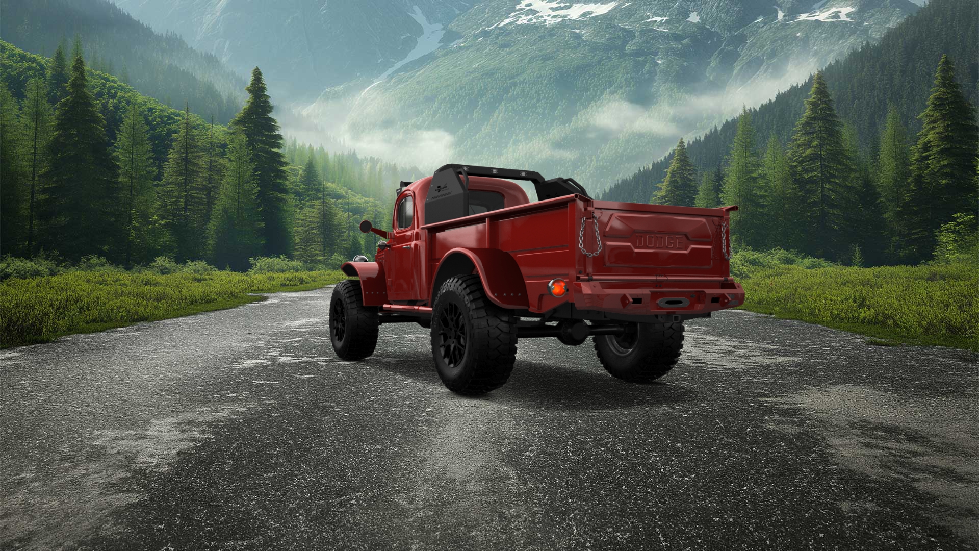 Dodge Power Wagon 2 Door pickup truck 1947 tuning