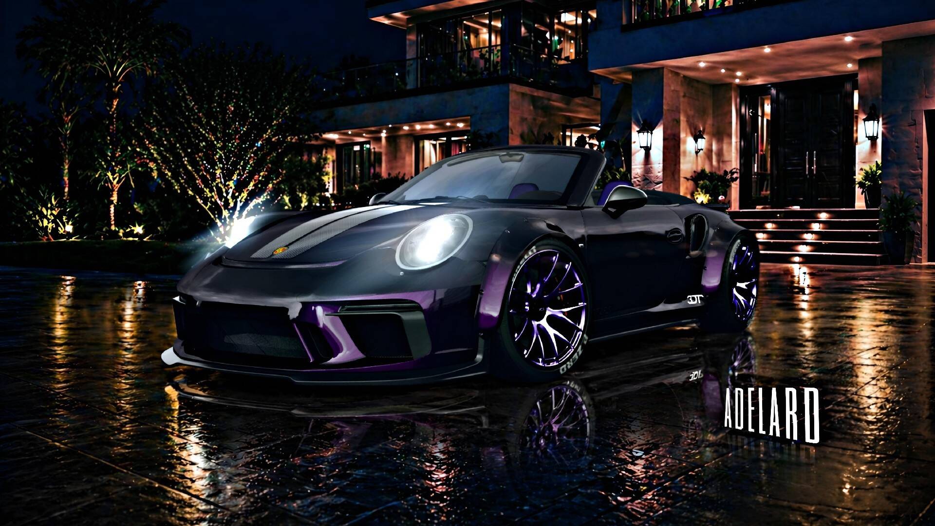 Porsche 911 Turbo S 2 Door Convertible 2014 tuning