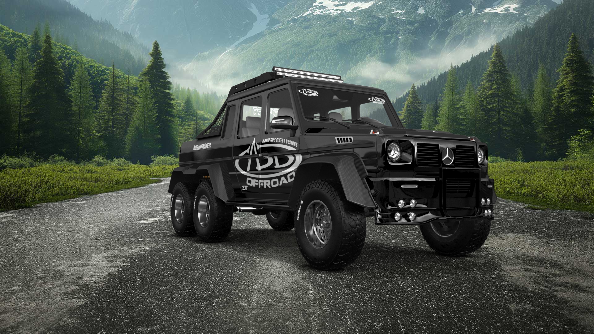 Mercedes G 63 AMG 6x6 4 Door pickup truck 2013