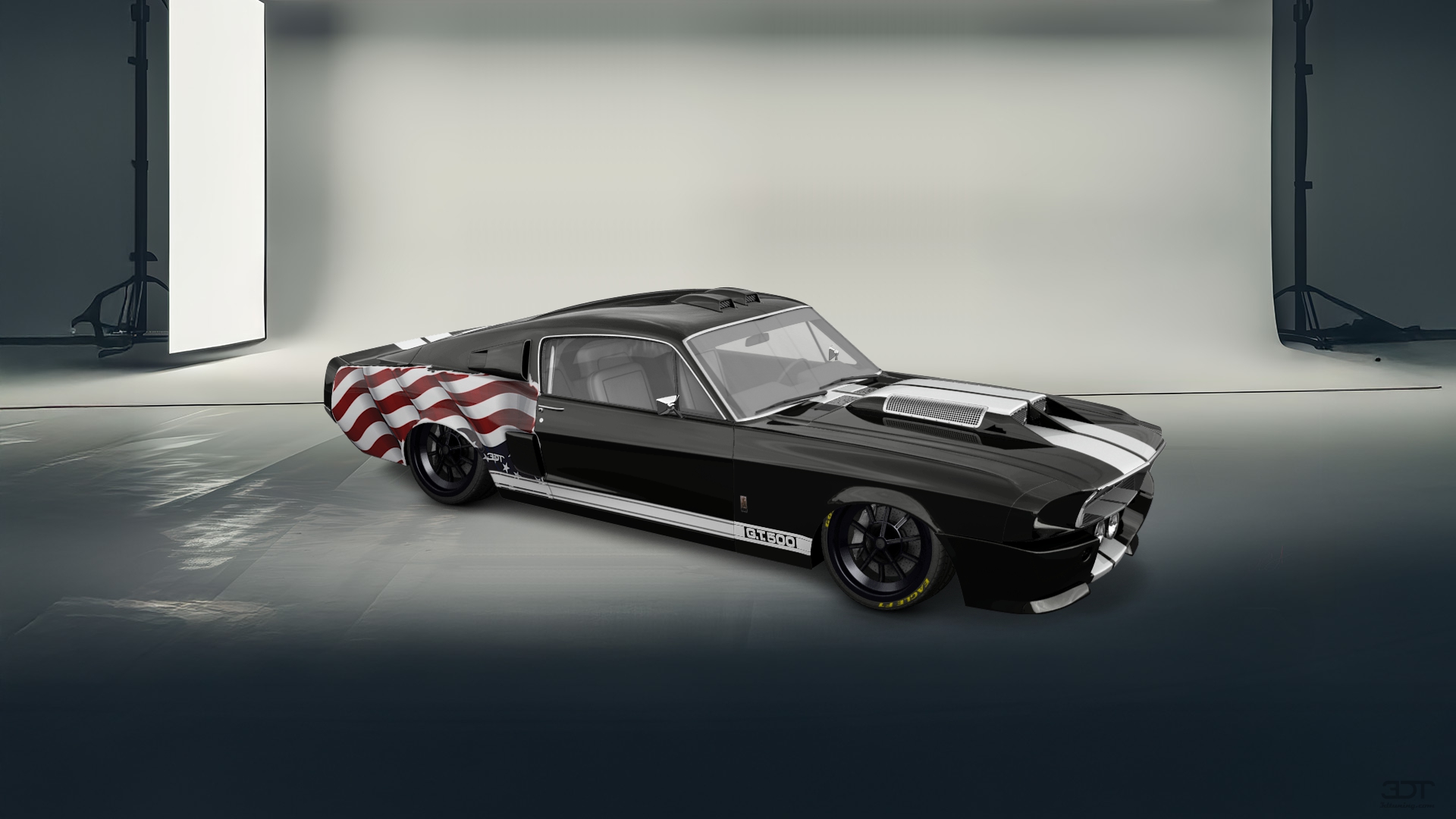 Mustang GT500 2 Door Coupe 1968 tuning