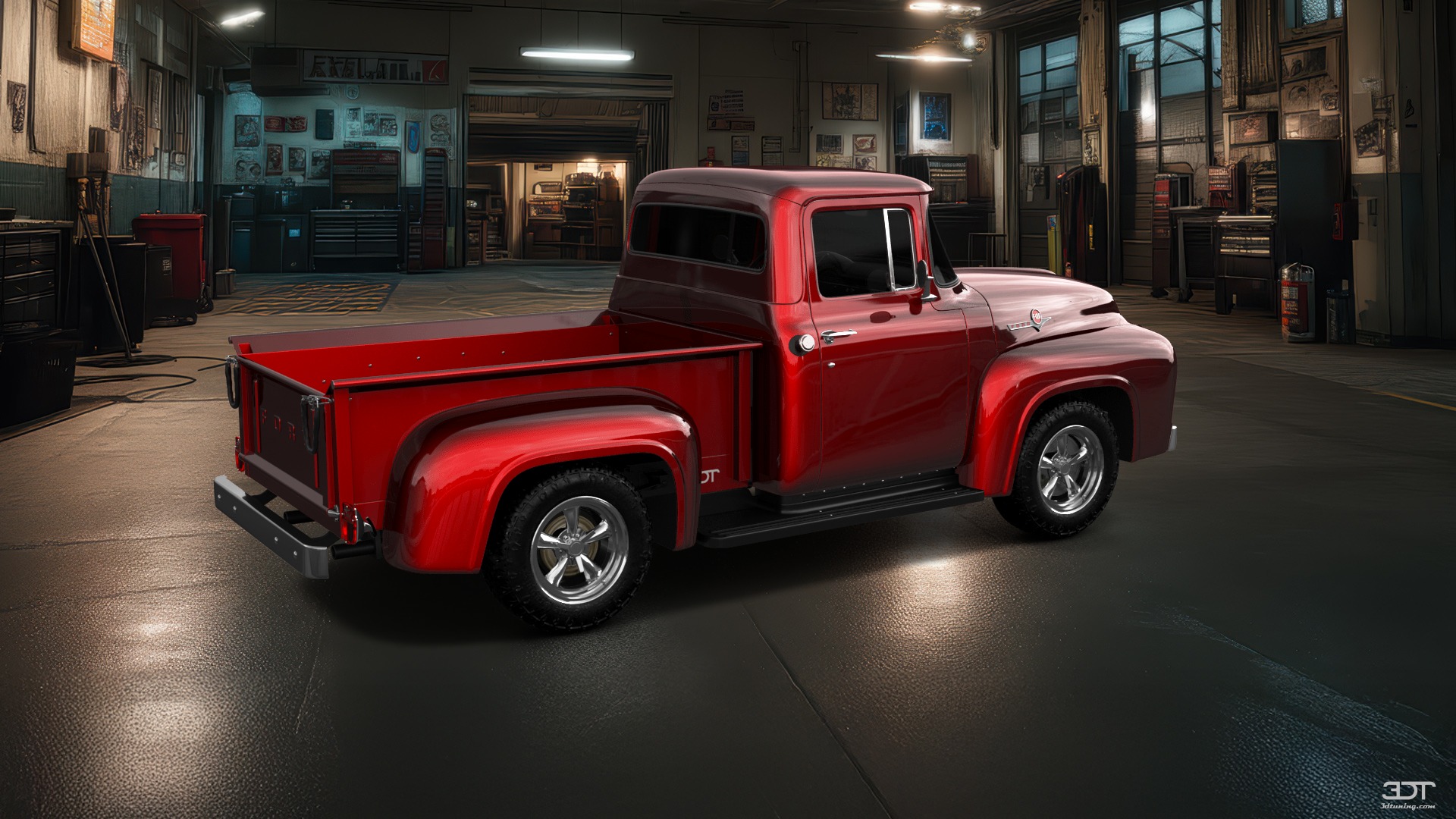Ford F-100 2 Door truck 1956 Images