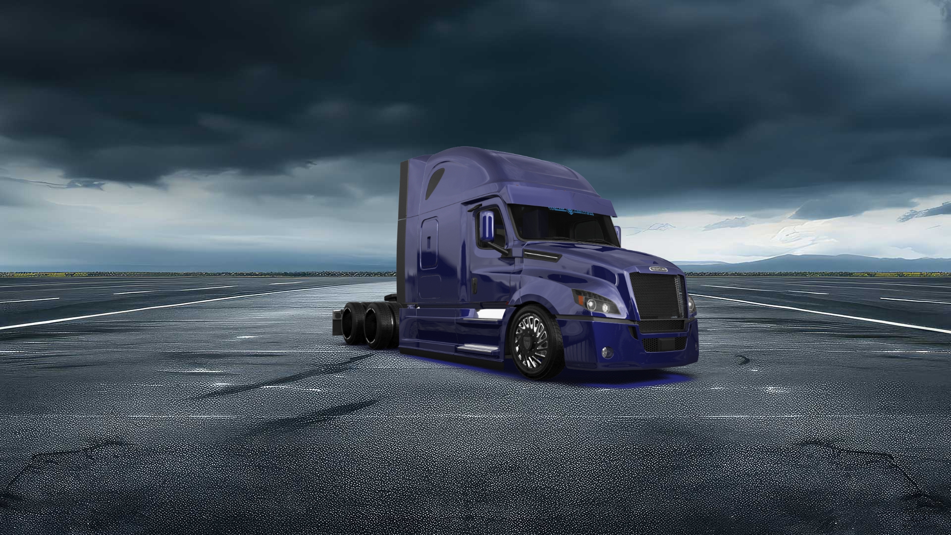 Freightliner Cascadia Sleeper Cab Truck 2018 tuning