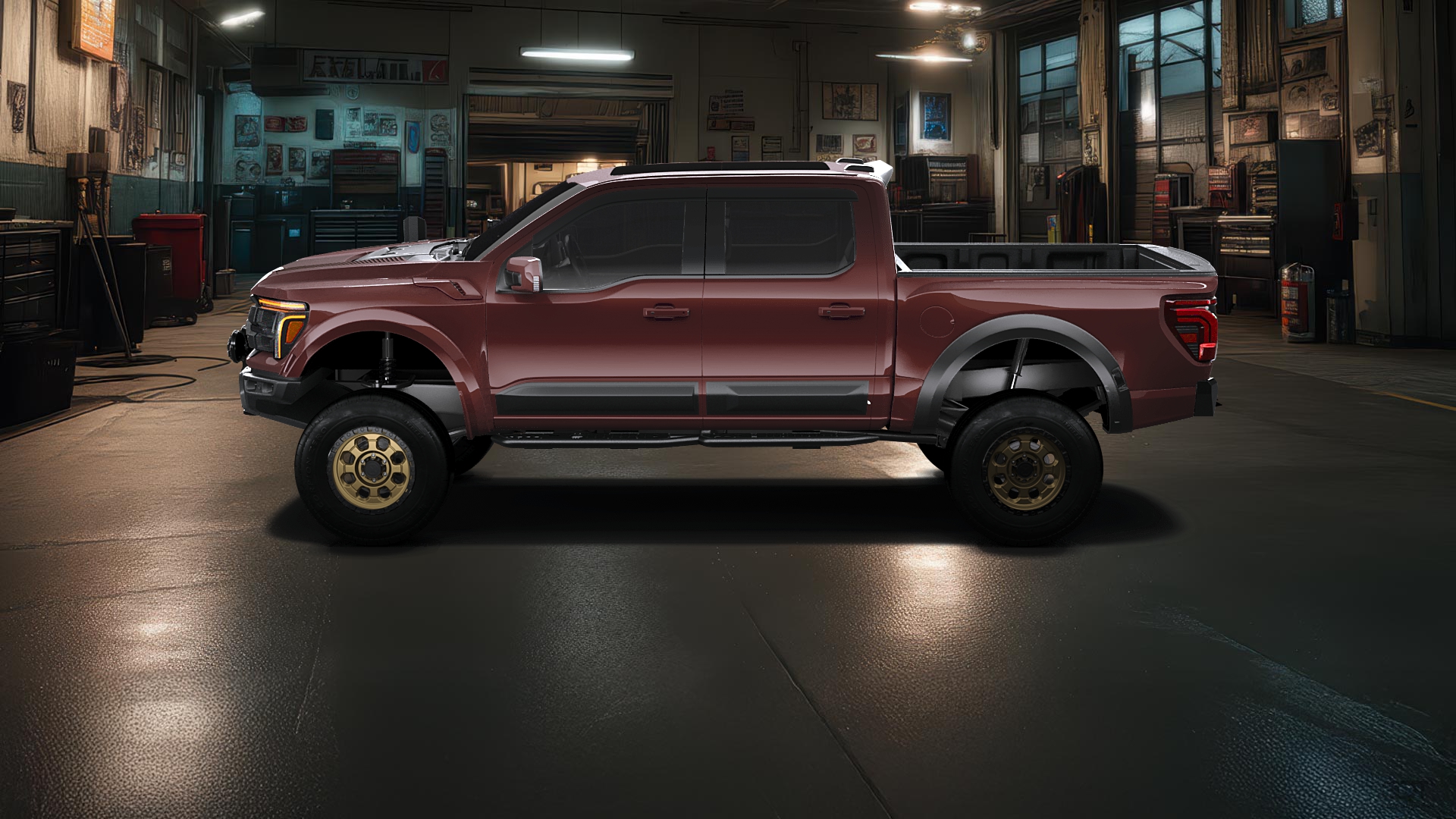 Ford F-150 Raptor 4 Door pickup truck 2024 tuning