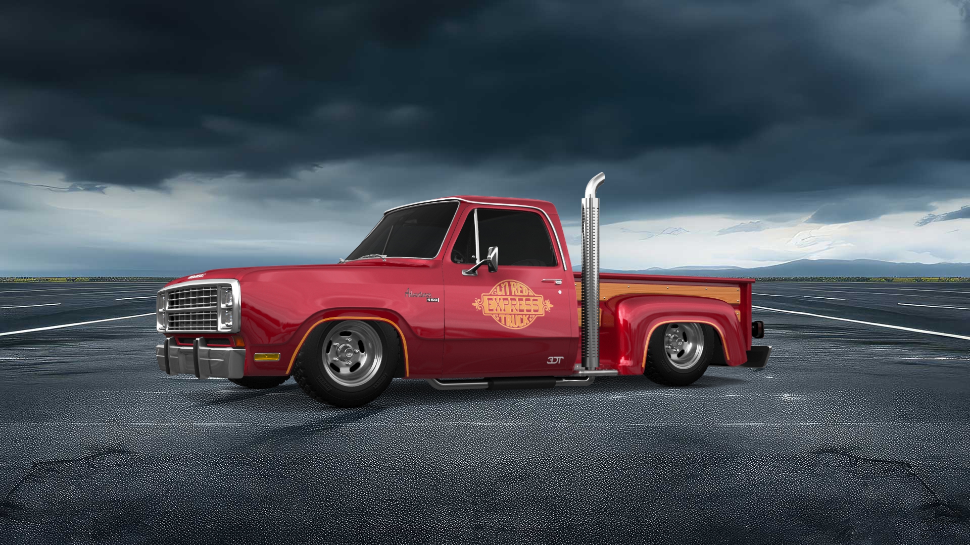 Dodge Lil Red Express 2 Door pickup truck 1979 tuning