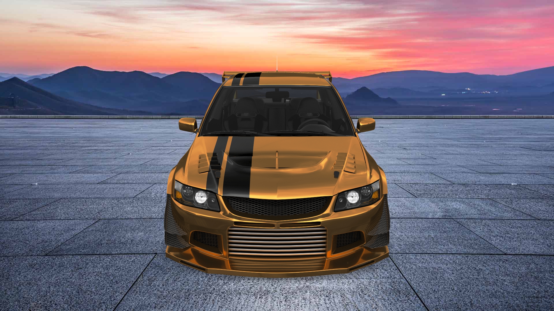 Mitsubishi Lancer Evo IX 4 Door Saloon 2005 tuning