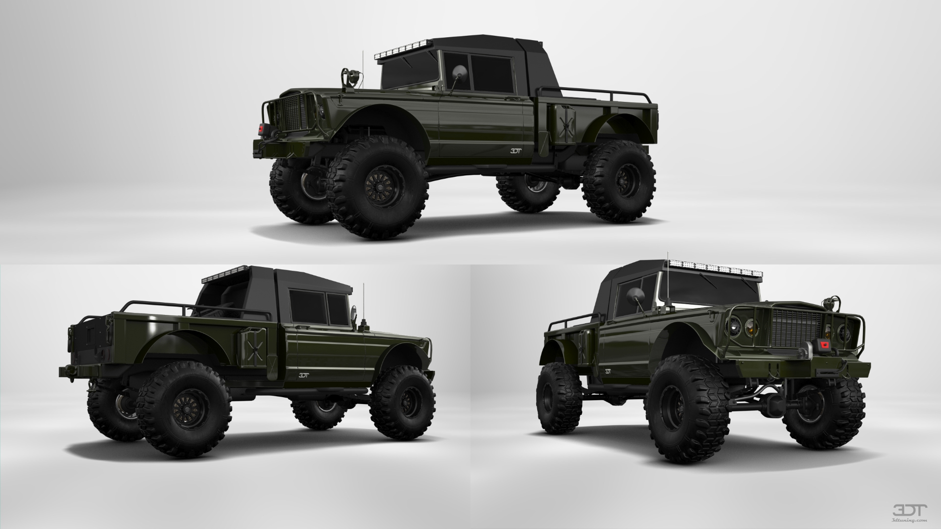 Jeep Kaiser M715 2 Door pickup truck 1968 tuning
