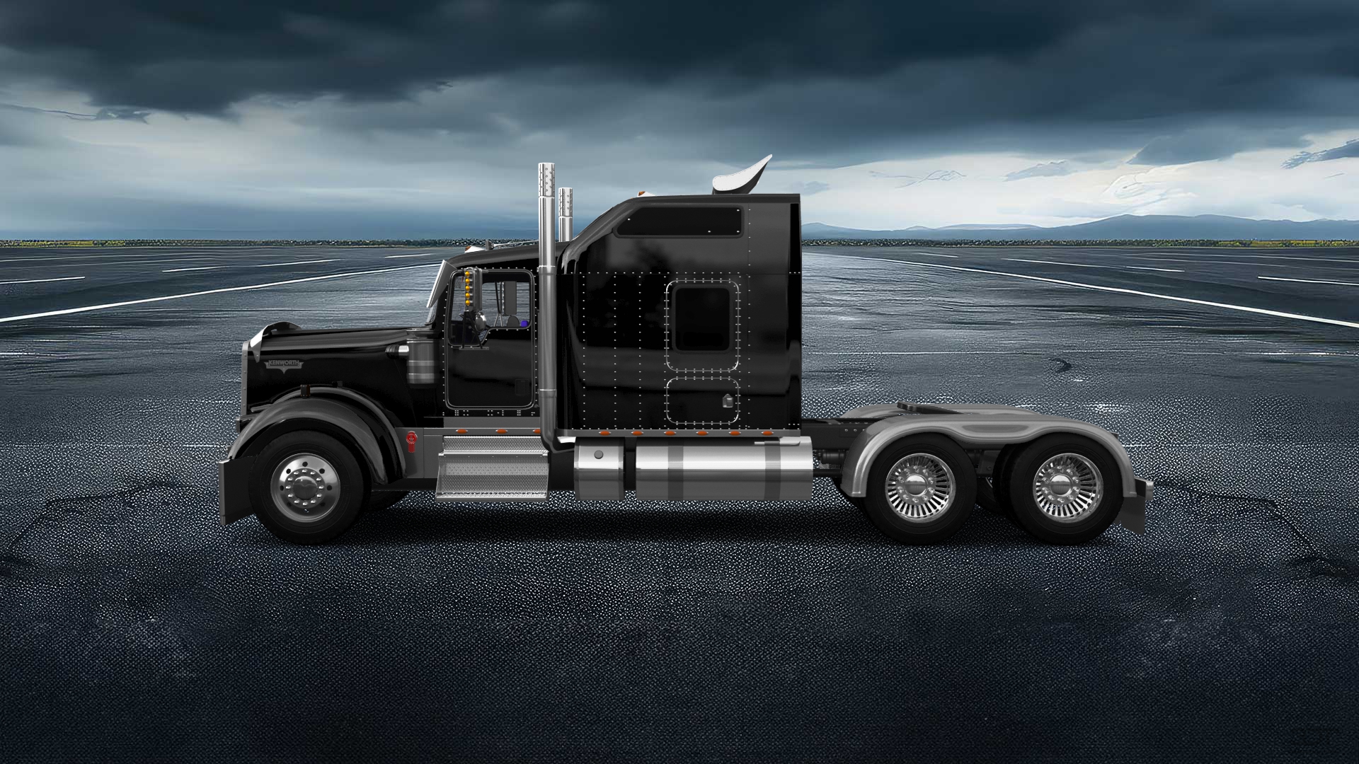 Kenworth W900 Sleeper Cab Truck 2015